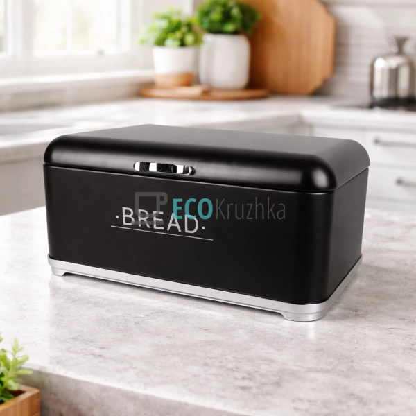 Хлібниця Bread Maestro (345х250х165) Чорна MR-1677-AR-bl