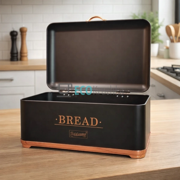 Хлібниця Bread Maestro (345х250х165) Чорна MR-1677-CU-BL