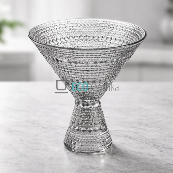 Креманка Ardesto Verbena, 12.8см, скло, сірий (AR5032) Креманка Ardesto Verbena, 12.8см, скло, сірий (AR5032)