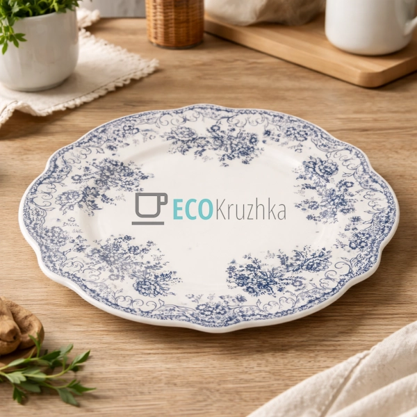 Порцелянова десертна тарілка 19 см Англійська троянда (K ...