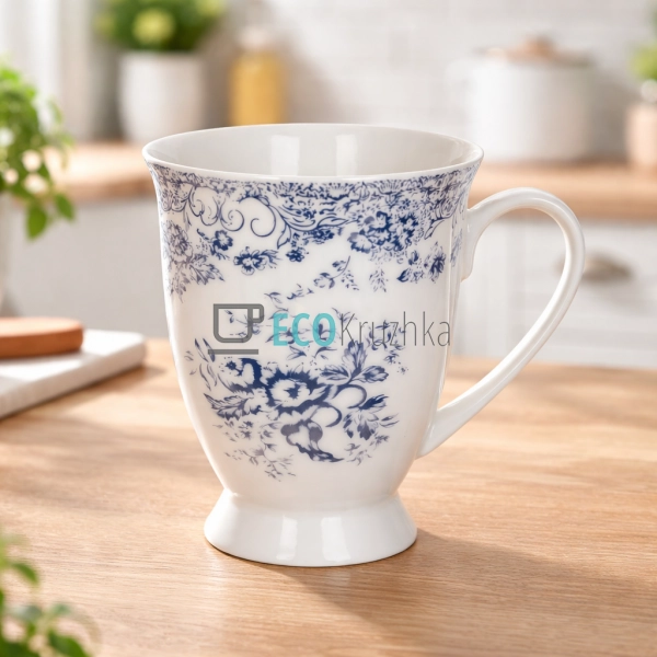 Порцелянова кружка для чаю 320 мл Англійська троянда (K1 ...