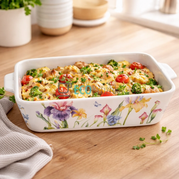 Порцелянова форма для запікання в духовці 28 х 17 см Iri ...