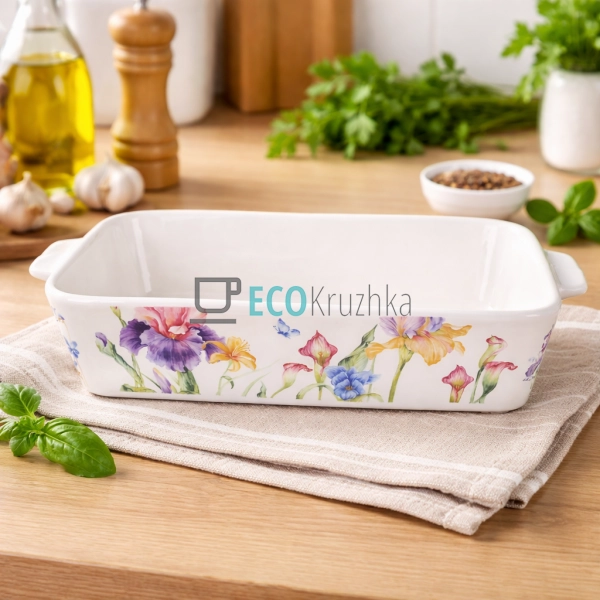 Порцелянова форма для запікання в духовці 28 х 17 см Iri ...