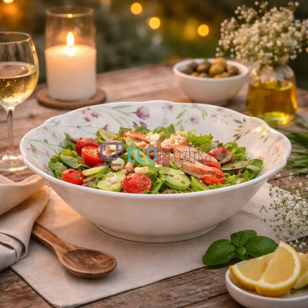 Порцеляновий салатник для сервірування 1.15 л "Весняна і ...