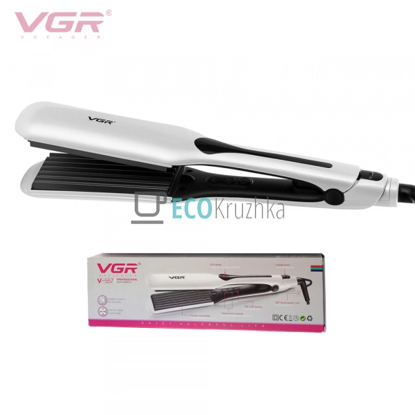 Професійна праска щипці гофре з регулюванням температури ...