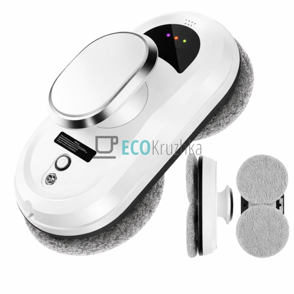 Робот для миття вікон з 4 насадками, розумний мийник скл ...