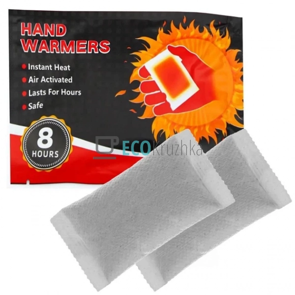 Грілка для рук хімічна, тепло до 8 годин (JU-6655)