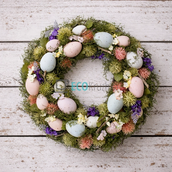 Великодній вінок 32 см (743-877)