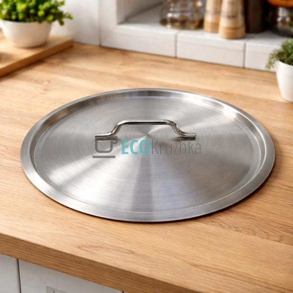 Каструля нержавіюча 10,4 л професійна з кришкою Edenberg ...