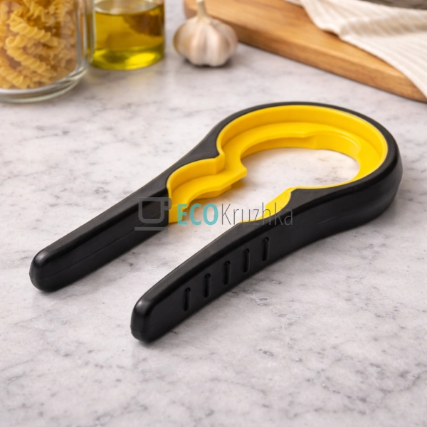 Багатофункціональна відкривачка для банок та пляшок Жовт ...