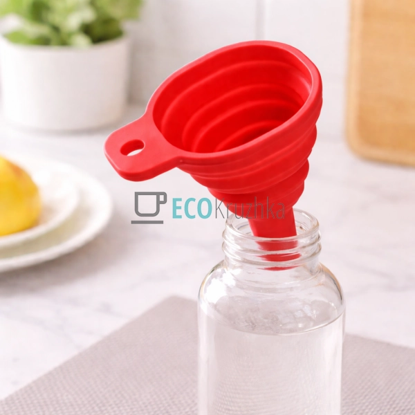 Лійка силіконова Червона FRU-196