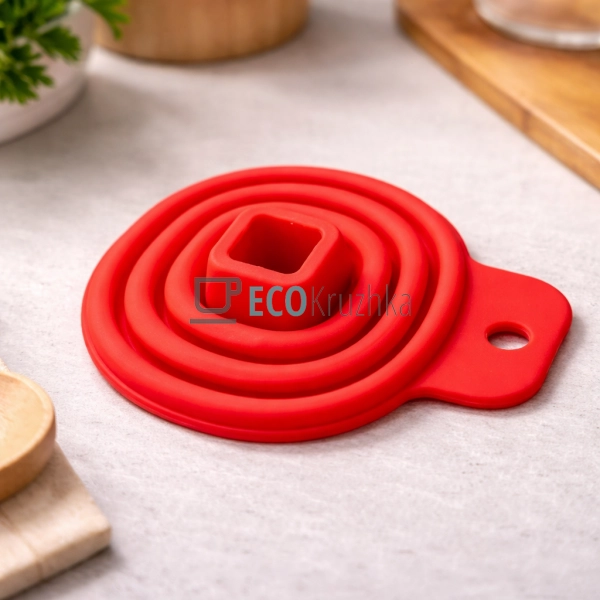 Лійка силіконова Червона FRU-196