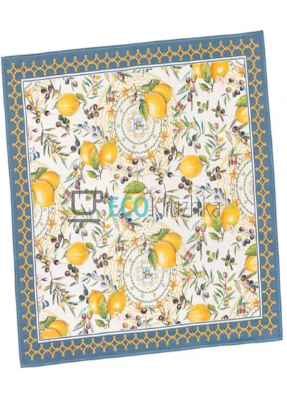 Скатертина гобеленова на стіл Лимони 137 х 180 см (041-1 ...