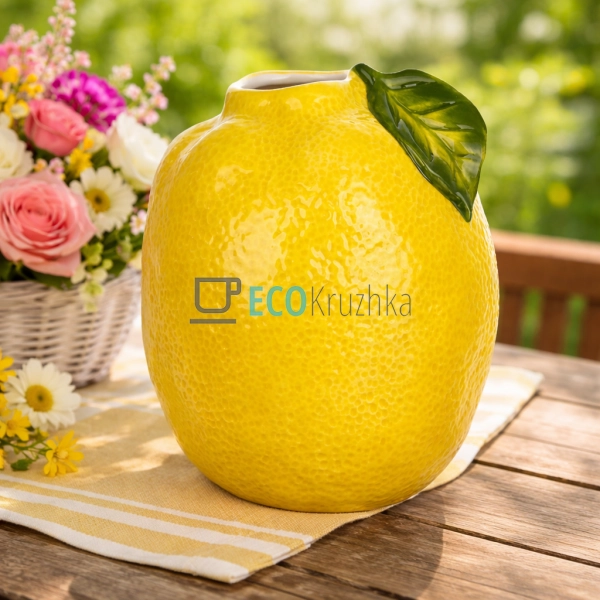 Керамічна ваза Lemon 13 х 13 х 18 см (998-008)