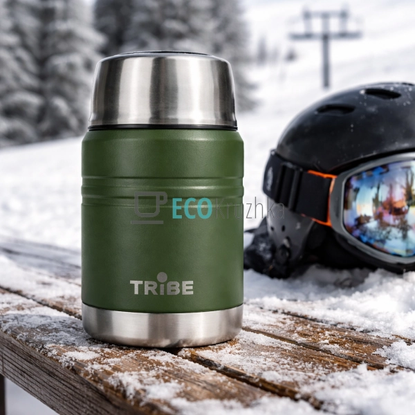 Термос харчовий Tribe Jar Food 450 мл з нержавіючої стал ... Термос харчовий Tribe Jar Food 450 мл з нержавіючої стал ...