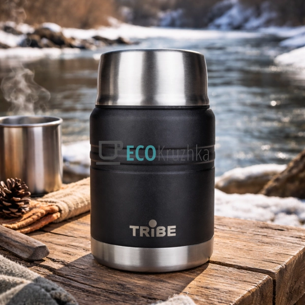 Термос харчовий Tribe Jar Food 450 мл з нержавіючої стал ... Термос харчовий Tribe Jar Food 450 мл з нержавіючої стал ...