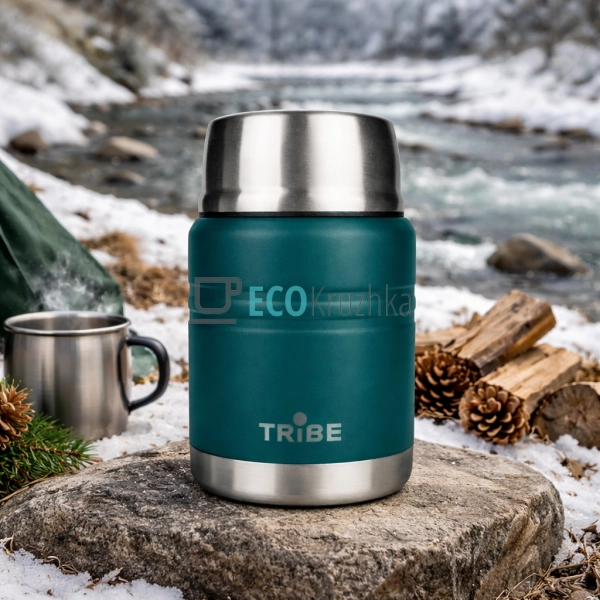 Термос харчовий Tribe Jar Food 450 мл з нержавіючої стал ... Термос харчовий Tribe Jar Food 450 мл з нержавіючої стал ...