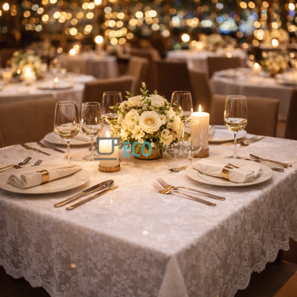 Мереживна скатертина на стіл Petite Bloom 140 х 260 см ( ... Мереживна скатертина на стіл Petite Bloom 140 х 260 см ( ...