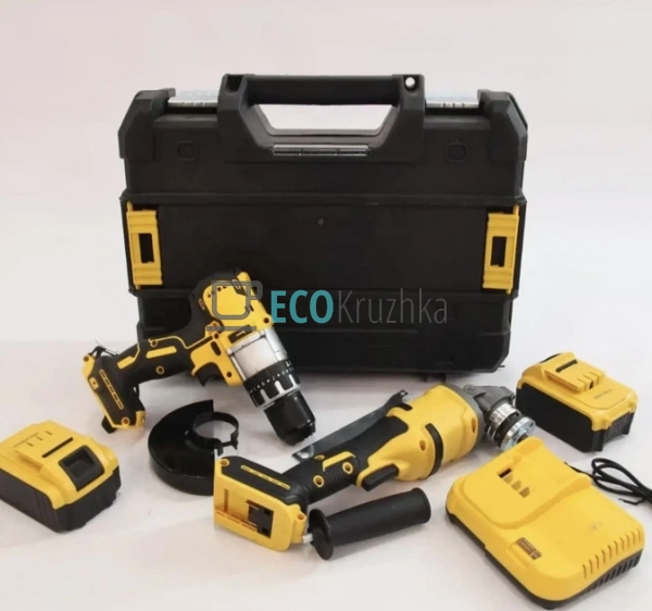 Набір 2в1: шурупокрут та болгарка з дисплеєм X330 (JU-46 ... Набір 2в1: шурупокрут та болгарка з дисплеєм X330 (JU-46 ...