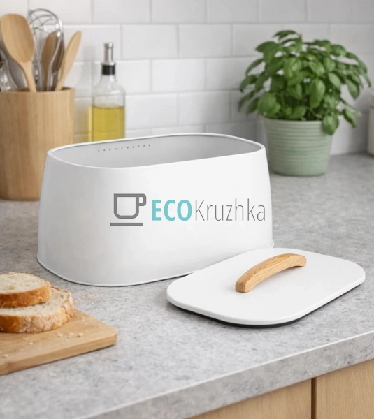 Хлібниця Maestro 335 х 240 х 165 мм білий MR-1675-WHITE