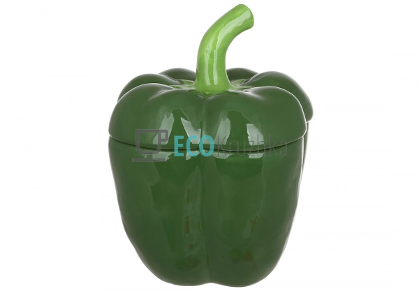 Керамічна ємність Перець зелений 700 мл 13.5×13×17.2 см  ...