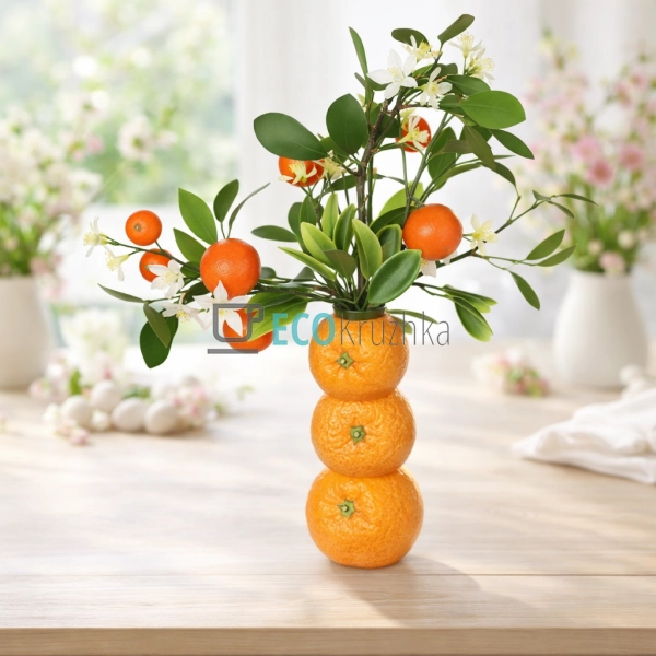 Декоративна фруктова композиція з мандаринами для інтер’ ...