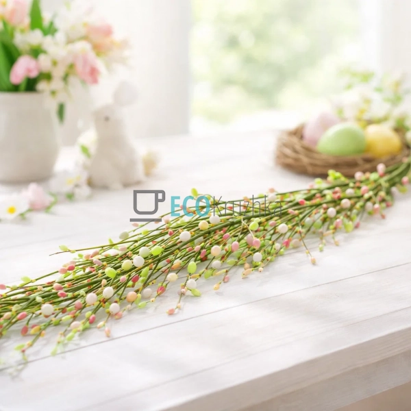 Великодня декоративна гірлянда з ягодами та листям 162 с ...