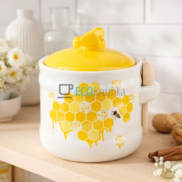 Керамічна банка Honey з дерев