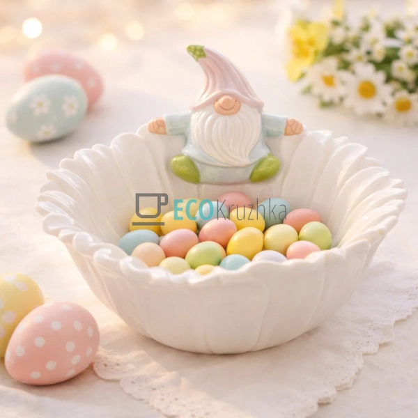 Керамічна піала Гномик у ромашці 800 мл (928-037)