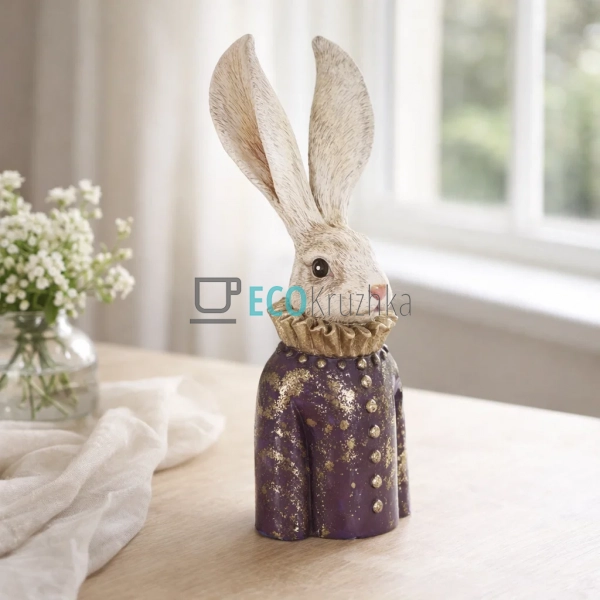 Декоративна статуетка Кролик-бюст 14.5х12х41см (419-315) Декоративна статуетка Кролик-бюст 14.5х12х41см (419-315)