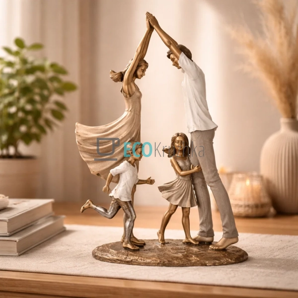 Декоративна статуетка Щаслива сім Декоративна статуетка Щаслива сім