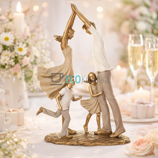 Декоративна статуетка Щаслива сім Декоративна статуетка Щаслива сім