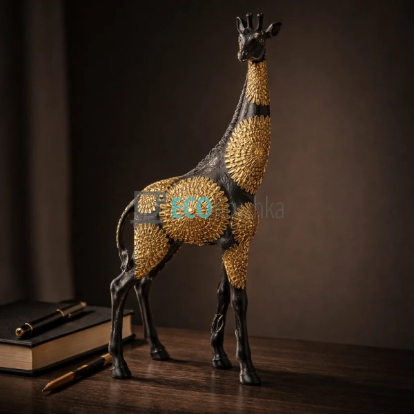 Декоративна фігура Жираф 41 см Чорний із золотом (450-90 ... Декоративна фігура Жираф 41 см Чорний із золотом (450-90 ...