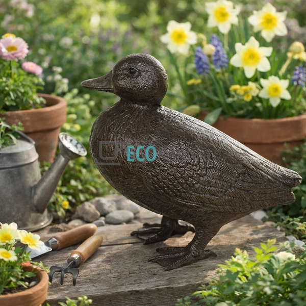 Декоративна чавунна фігура Качка 21.5×11×19 см (992-804) Декоративна чавунна фігура Качка 21.5×11×19 см (992-804)