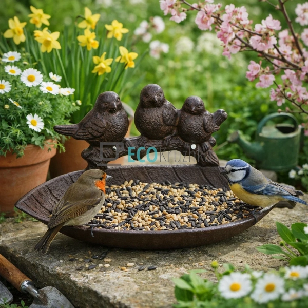 Годівниця для птахів чавунна 27х11х10.5 см (992-798) Годівниця для птахів чавунна 27х11х10.5 см (992-798)