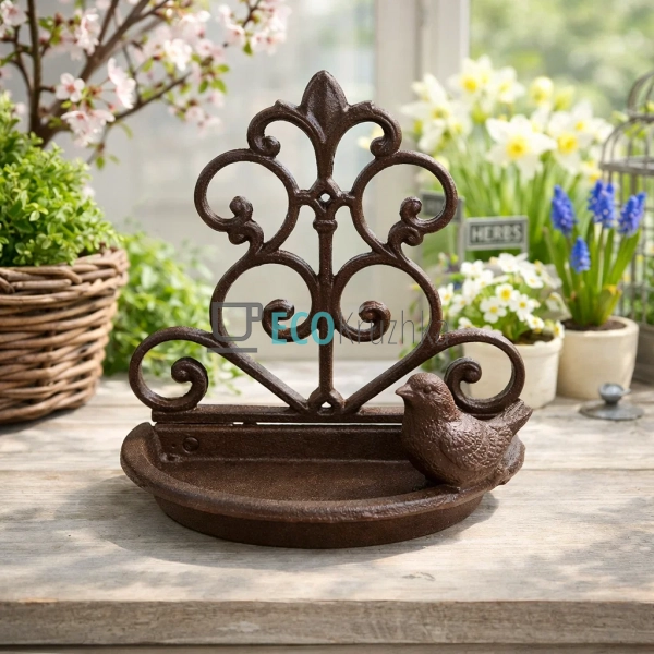 Годівниця для птахів чавунна 19х10х18 см (992-797) Годівниця для птахів чавунна 19х10х18 см (992-797)