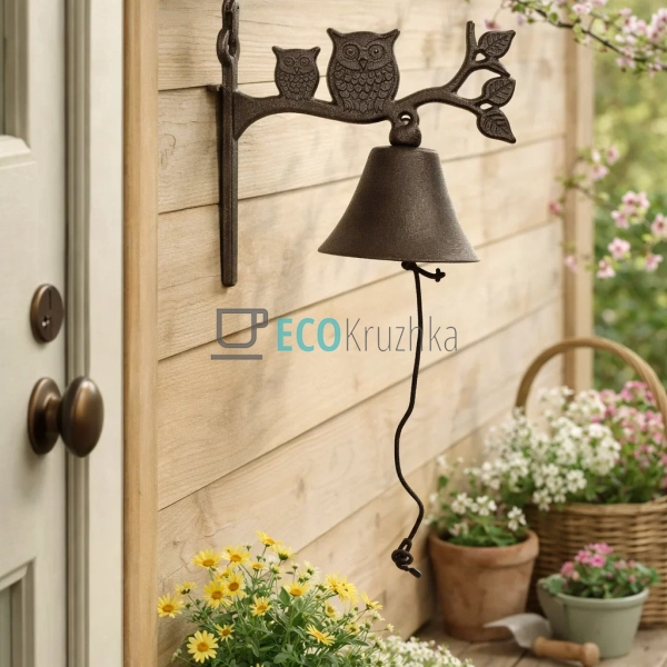 Дзвіночок чавунний 20х10х17 см (992-785) Дзвіночок чавунний 20х10х17 см (992-785)