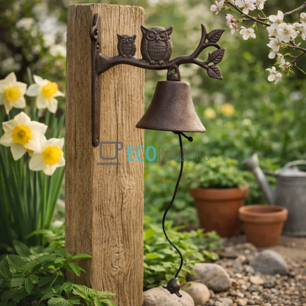 Дзвіночок чавунний 20х10х17 см (992-785) Дзвіночок чавунний 20х10х17 см (992-785)