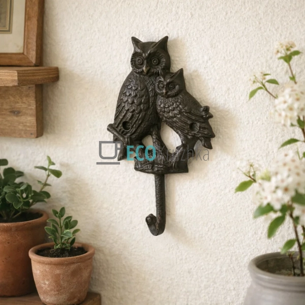 Гачок Сови чавунний 12.2х4.3х20.5 см (992-759) Гачок Сови чавунний 12.2х4.3х20.5 см (992-759)