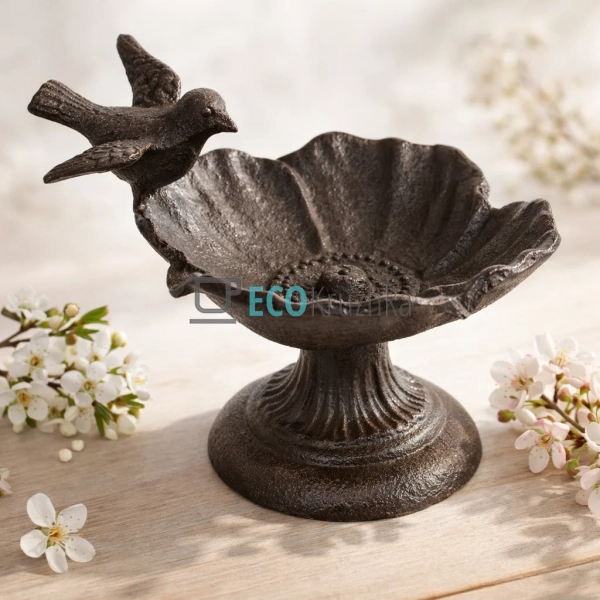 Годівниця для птахів чавунна 14х17.5х12.5 см (992-713) Годівниця для птахів чавунна 14х17.5х12.5 см (992-713)