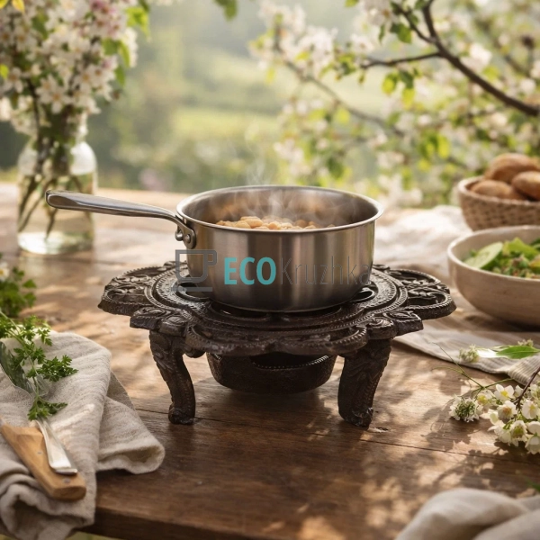 Підставка під гаряче чавунна 15х12.5х5 см (992-789)