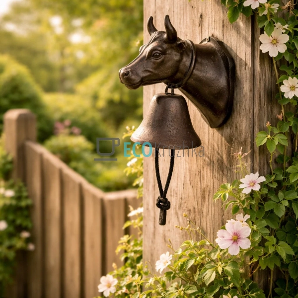 Дзвінчик Бик чавунний 16х10х17 см (992-783)