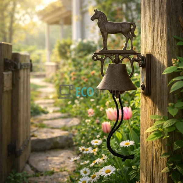 Дзвіночок чавунний 14х14х25см (992-717)