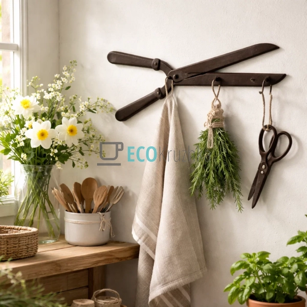 Гачок Ножиці чавунний 29.5х3.5х12.3 см (992-772)