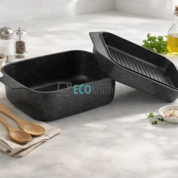 Гусятниця Edenberg EB-4609 6.5 л з гриль-кришкою та марм ...