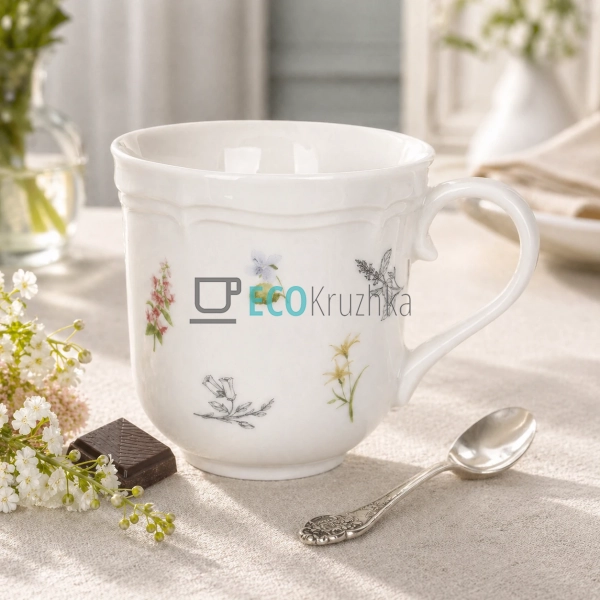 Кухоль порцеляновий Flower Motives 370 мл (K285)