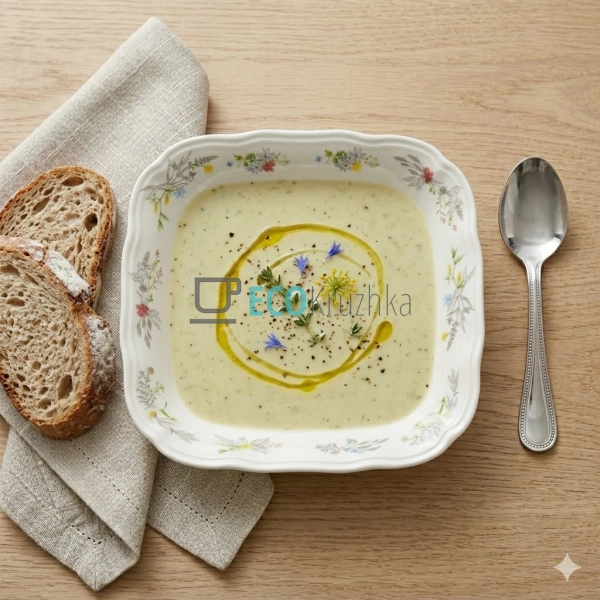 Піала порцелянова квадратна Flower Motives 20 см (K280)