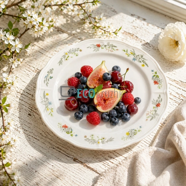 Тарілка порцелянова Flower Motives 27 см (K283)