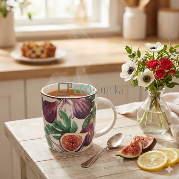 Кухоль порцеляновий Fig Velvet 360 мл (K331)