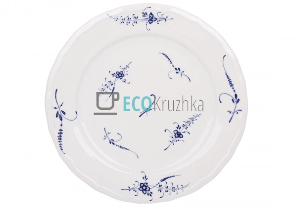 Тарілка порцелянова Azure Blossom 27х2.5 см (K272)